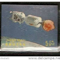 Bhutan 1967 Space Shuttle Astronauts Lunar Exotica 3D Stamp # 2389