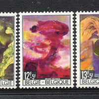 Belgium 1968 Paintings by Pol Mara Sc 829-31 No Gum # 2623
