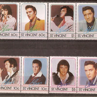 St. Vincent 1985 Famous Singer Elvis Presley 8v MNH # 2894