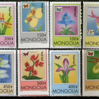 Mongolia 1997 Orchids Flower Flora 8v MNH # 3007