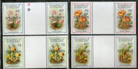 St. Vincent Grenadines 1986 Mushroom Fungi Plant SPECIMEN Gutter Pair MNH # 3117