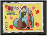 Nevis 1996 Disney´s Sweethearts- Pecob Bill Slue Foot Sue Love Sc 975i Walt Disney Animation Cartoon Film MNH 3195
