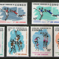 Congo 1965 First African Games Sport Sc 528-33 MNH # 342
