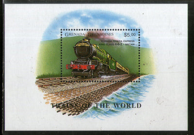 Grenada Gr. 1996 Steam Locomotive Railway Train Transport Sc 1871 M/s MNH # 346
