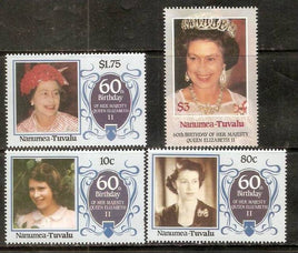 Tuvalu - Nanumea 1986 Queen Elizabeth II Birth Day MNH # 349