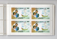 St. Vincent Gr. 1981 Princess Diana & Charles Royal Wedding $10 Booklet MNH 3547