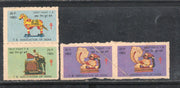 India ‘Help Fight TB’  Lot of 4 Labels # 358