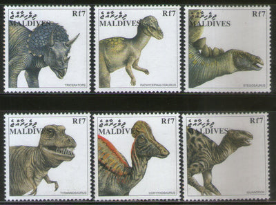 Maldives 1997 Dinosaurs Prehistoric Animals Wildlife 6v Sc 2279 MNH # 364