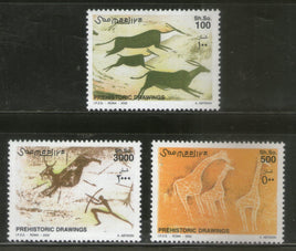 Somalie 2002 Peintures rupestres préhistoriques 3v MNH # 400