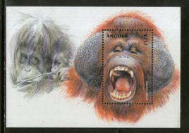 Angola 2000 Orangutan Monkey Wildlife Animals Sc 1135 M/s MNH # 49