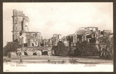India The Residency, Lucknow Picture Post Card RARE # 5001