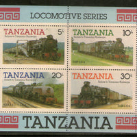 Tanzania 1985 Locomotive Train Railway Sc 274a M/s MNH
