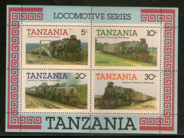 Tanzania 1985 Locomotive Train Railway Sc 274a M/s MNH