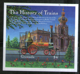 Granada 2000 History of Railway Locomotive Train Sc 3045 M/s MNH # 5052