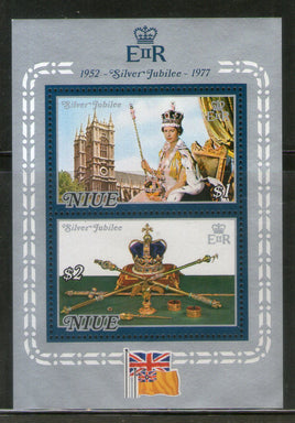 Nuie 1977 QE Silver Jubilee M/s MNH # 5058