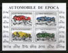 Romania 1996 Vintage Cars Transport Automobile M/s MNH # 5260