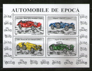 Romania 1996 Vintage Cars Transport Automobile M/s MNH # 5260