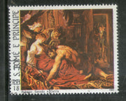 St. Thomas & Prince Is. 1983 Rubens Nude Painting Art 1v Cancelled # 5325a