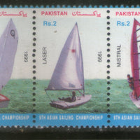 Pakistan 1999 Asian Sailing Championship Sport Sc 929 MNH # 5415