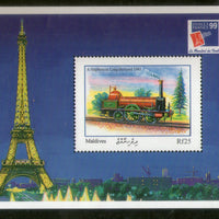 Maldives 1999 Trains Locomotive Railway Transport Sc 2414 M/s MNH # 5441