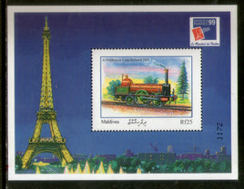 Maldives 1999 Trains Locomotive Railway Transport Sc 2414 M/s MNH # 5441