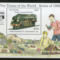 Guyana 1992 Toy Steam Locomotive Railway Transport M/s MNH # 5484