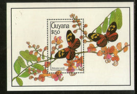 Guyana 1990 Butterflies Moth Insect Sc 2344 M/s MNH # 5524