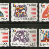 Romania 1995 Altalnta Olympic Games Sc 4061-66 MNH # 553