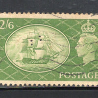 Great Britain 1951 HMS Victory Sc 286 with WM Perfin Used # 554