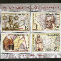 Romania 2006 Decian King Decebalus Map Sc 4851a M/s MNH # 5569