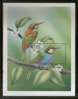 Gambia 2000 Bee Eater Birds Animal Wildlife Sc 2349 M/s MNH # 5572