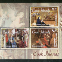 Cook Islands 2014 Christmas Religious Paintings Art Sc 1526 M/s MNH # 5614