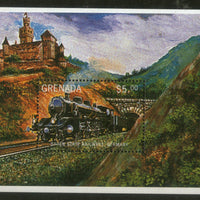 Grenada 1996 Baden Steam Locomotive Trains Railway Sc 2569 M/s # 5647