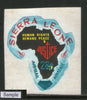 Sierra Leone 1970 28c Map Odd Shaped Sc C109 MNH # 575