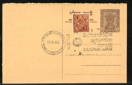 India 1968 C.S.I.R. Silver Jubilee Special Cancelled Post Card # 5770