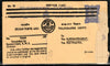 Travancore – Cochin State 1977 4p Elephant Service Postal Stationery Post Card P&T Used # 5773