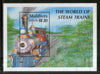 Maldives 1990 Steam Locomotive Trains Railway Sc 1484 M/s # 582