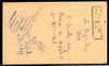 Travancore – Cochin State 4p Elephant Postal Stationery Post Card P&T Used # 5845