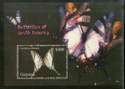 Guyana 2007 South American Butterflies Moth Insect Sc 3966 M/s MNH # 5867