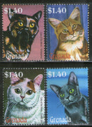 Grenada 2008 Cats of World Pet Animals Sc 3684 4v MNH # 590