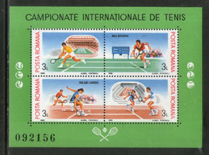 Romania 1988 Grand Slam Tennis Championship Sc 3547 M/s MNH # 5926