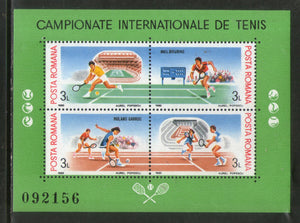 Romania 1988 Grand Slam Tennis Championship Sc 3547 M/s MNH # 5926
