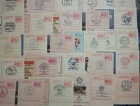 India 45 diff Special Cancellations on Megdhoot Post Cards MINT # 5928