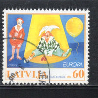 Latvia 2002 Europa Circus Clown Sc 549 Used # 592