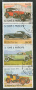St. Thomas & Prince Is. 1983 Cars Automobile Transport 4v Cancelled # 6075