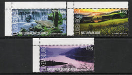 Luxembourg 2015 Nature Reserves Waterfall Environment 3v MNH # 616
