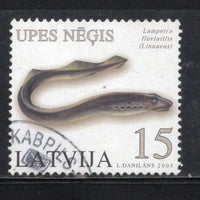 Latvia 2005 Lampetra Fish Sc 620 Used # 626
