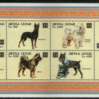 Sierra Leone 1994 Chinese New Year Dogs Animals Sc 1717 Sheetlet MNH # 6330
