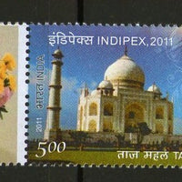 India 2011 INDIPEX Taj Mahal My Stamp Customized MNH Architecture # 6386A