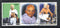 Chad Mahatma Gandhi of India 3v Cancelled # 639